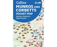 KNYGA Bookshop Munros and Corbetts Pocket Map