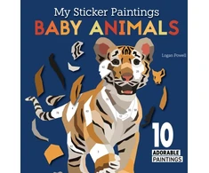 KNYGA Bookshop My Sticker Paintings: Baby Animals