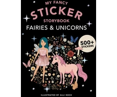 KNYGA Bookshop My Sticker Storybook with Fairies and Unicorns
