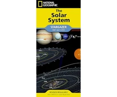 KNYGA Bookshop National Geographic Solar System Map (Stargazer Folded)