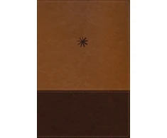 KNYGA Bookshop NBLA, Biblia Cronologica de Estudio, Interior a cuatro colores, Leathersoft, dos tonos cafe, Comfort Print