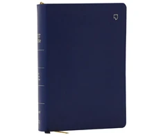 KNYGA Bookshop NET Bible, Full Notes Edition (NET, Mėlyna Leathersoft, Comfort Print, Thumb Indexed)