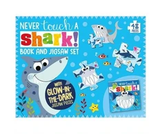 KNYGA Bookshop Never Touch A Shark Book and Jigsaw Boxset