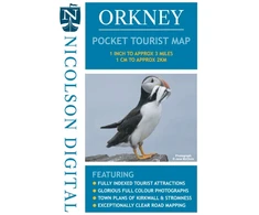 KNYGA Bookshop Nicolson Orkney Pocket Tourist Map