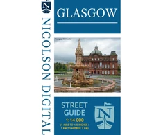 KNYGA Bookshop Nicolson Street Map Glasgow (Card Cover)