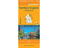 KNYGA Bookshop Northern England - Michelin Regional Map 502