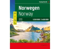 KNYGA Bookshop Norway Road Atlas