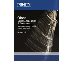 KNYGA Bookshop Oboe Scales, Arpeggios &amp; Exercises Grades 1 to 8 from 2017