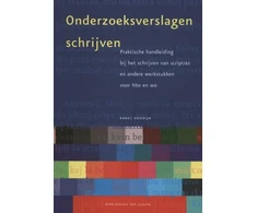 KNYGA Bookshop Onderzoeksverslagen Schrijven