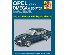 KNYGA Bookshop Opel Omega &amp; Senator Petrol (Nov 86 - 94) Haynes Repair Manual