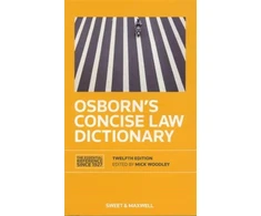 KNYGA Bookshop Osborn's Concise Law Dictionary