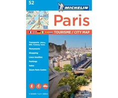 KNYGA Bookshop Paris - Michelin City Plan 52