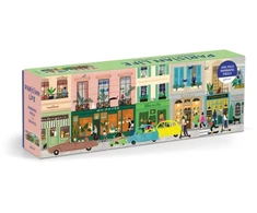 KNYGA Bookshop Parisian Life 1000 Piece Panoramic Puzzle