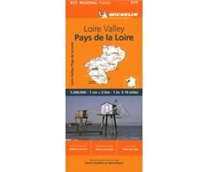 KNYGA Bookshop Pays de la Loire - Michelin Regional Map 517