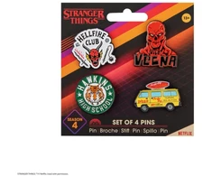 KNYGA Bookshop Pin set of 4 - Stranger Things Season 4
