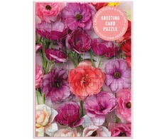 KNYGA Bookshop Ranunculus Greeting Card Puzzle