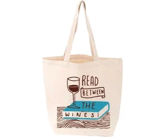KNYGA Bookshop Read Between the Wines Tote