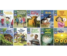 KNYGA Bookshop Read Write Inc. Phonics Book Bag Books: Set 6 Mėlyna: Mėlyna Set 6 Non-fiction Book Bag Books (Mixed Pack of 10)
