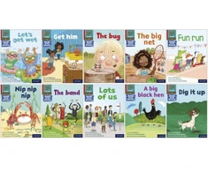 KNYGA Bookshop Read Write Inc. Phonics: Raudona Ditty Book Bag Books (Mixed Pack of 10)
