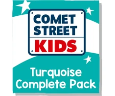 KNYGA Bookshop Reading Planet Comet Street Kids Turquoise Complete Pack