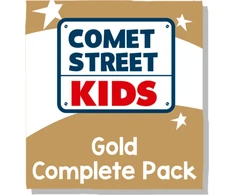 KNYGA Bookshop Reading Planet Comet Street Kids Gold Complete Pack