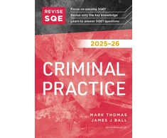 KNYGA Bookshop Revise SQE Criminal Practice 2025/26