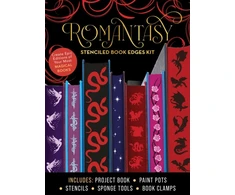 KNYGA Bookshop Romantasy Stenciled Book Edges Kit