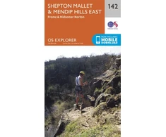 KNYGA Ordnance Survey Shepton Mallet and Mendip Hills East