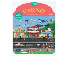 KNYGA Bookshop Si Sabo Town: A Bilingual Reusable Sticker Play Set