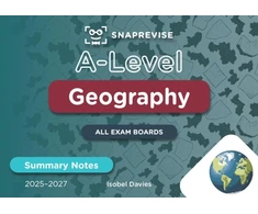 KNYGA Bookshop SnapRevise A-Level Geography Summary Notes