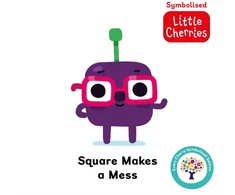 KNYGA Bookshop Square Makes a Mess: Accessible Symbolised Edition