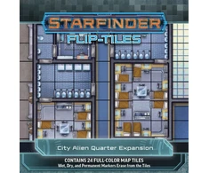 KNYGA Bookshop Starfinder Flip-Tiles: City Alien Quarter Expansion