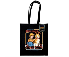 KNYGA Bookshop Steven Rhodes (Hell Hound) Juodas Tote Bag