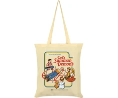 KNYGA Bookshop Steven Rhodes (Let'S Summon Demons) Natural Tote Bag