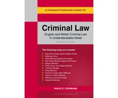 KNYGA Bookshop Straightforward Guide to Criminal Law