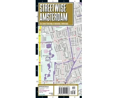 KNYGA Bookshop Streetwise Amsterdam Map - Laminated City Center Street Map of Amsterdam, Netherlands