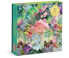 Dėlionė Bookshop Succulent Mosaic 500 Piece Foil Puzzle