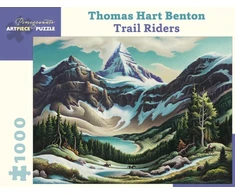 KNYGA Bookshop Thomas Hart Benton Trail Riders 1000-Piece Jigsaw Puzzle