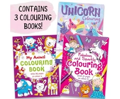 KNYGA Bookshop Three Amazing Colouring Books