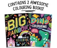 KNYGA Bookshop Two Awesome Colouring Books