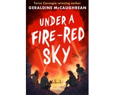 KNYGA Bookshop Under a Fire-Raudona Sky