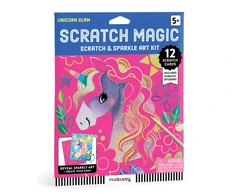 KNYGA Bookshop Unicorn Glam Scratch &amp; Sparkle Art Activity Kit