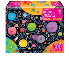 KNYGA Bookshop Usborne Book and Jigsaw Space Maze
