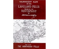 KNYGA Bookshop Wainwright Maps of the Lakeland Fells