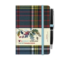 KNYGA Bookshop Waverley Anderson Tartan cloth mini notebook with pen