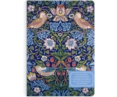 KNYGA Bookshop William Morris Strawberry Thief Handmade Embroidered B5 Journal