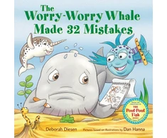 KNYGA Bookshop Worry-Worry Whale Made 32 Mistakes