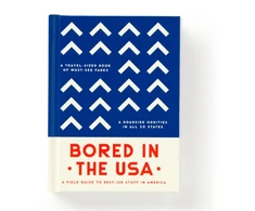 KNYGA Brass Monkey Bored In The USA - Travel Guide Book