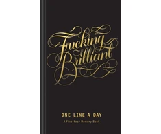KNYGA Calligraphuck Fucking Brilliant One Line a Day