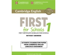 KNYGA Cambridge English First for Schools 1 for Revised Exam from 2015 Student's Book without Answers
